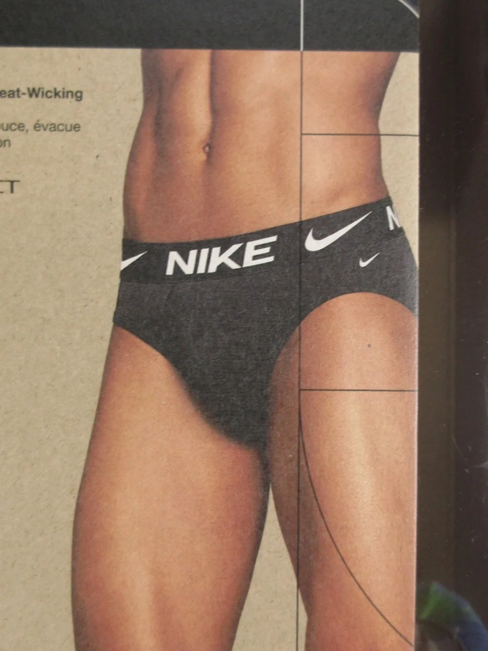 Men's Nike Dri-FIT Essential Micro Hip Briefs - unique colorful waistbands